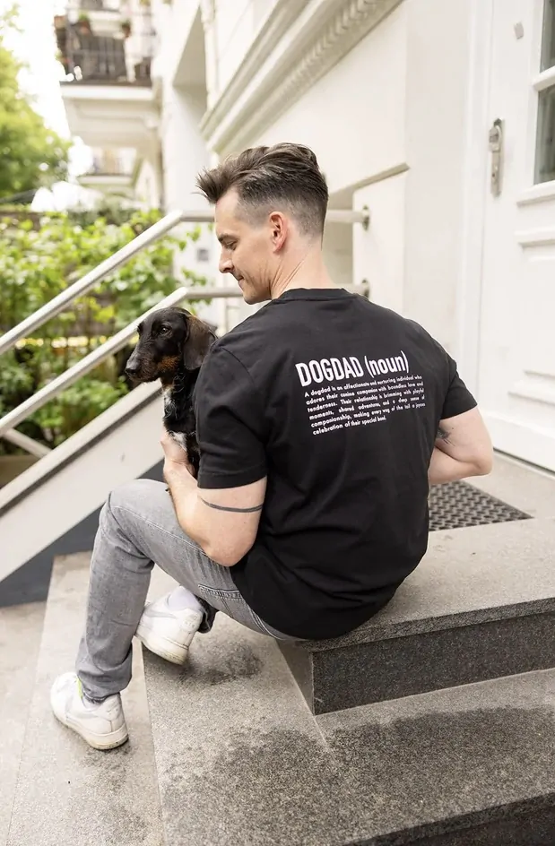 Lieblingspfote Dogdad (noun) tričko černé