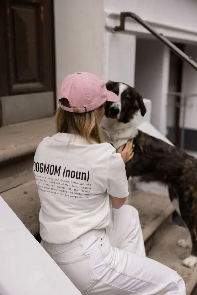 Lieblingspfote Dogmom (noun) tričko bílé