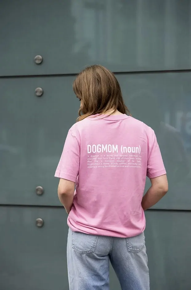 Lieblingspfote Dogmom (noun) tričko růžové