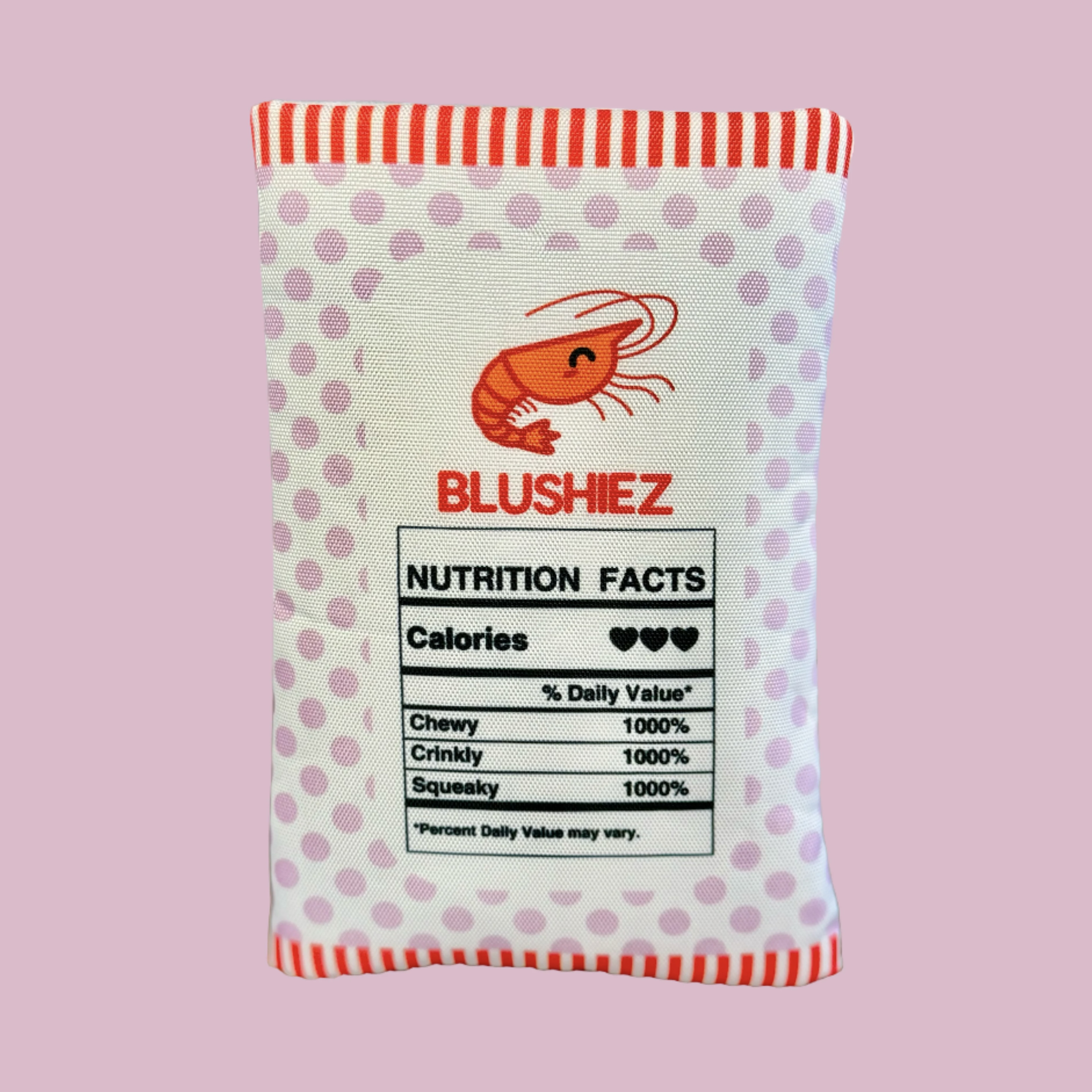 Blushiez Interaktivní hračka pro psy krevetové chipsy