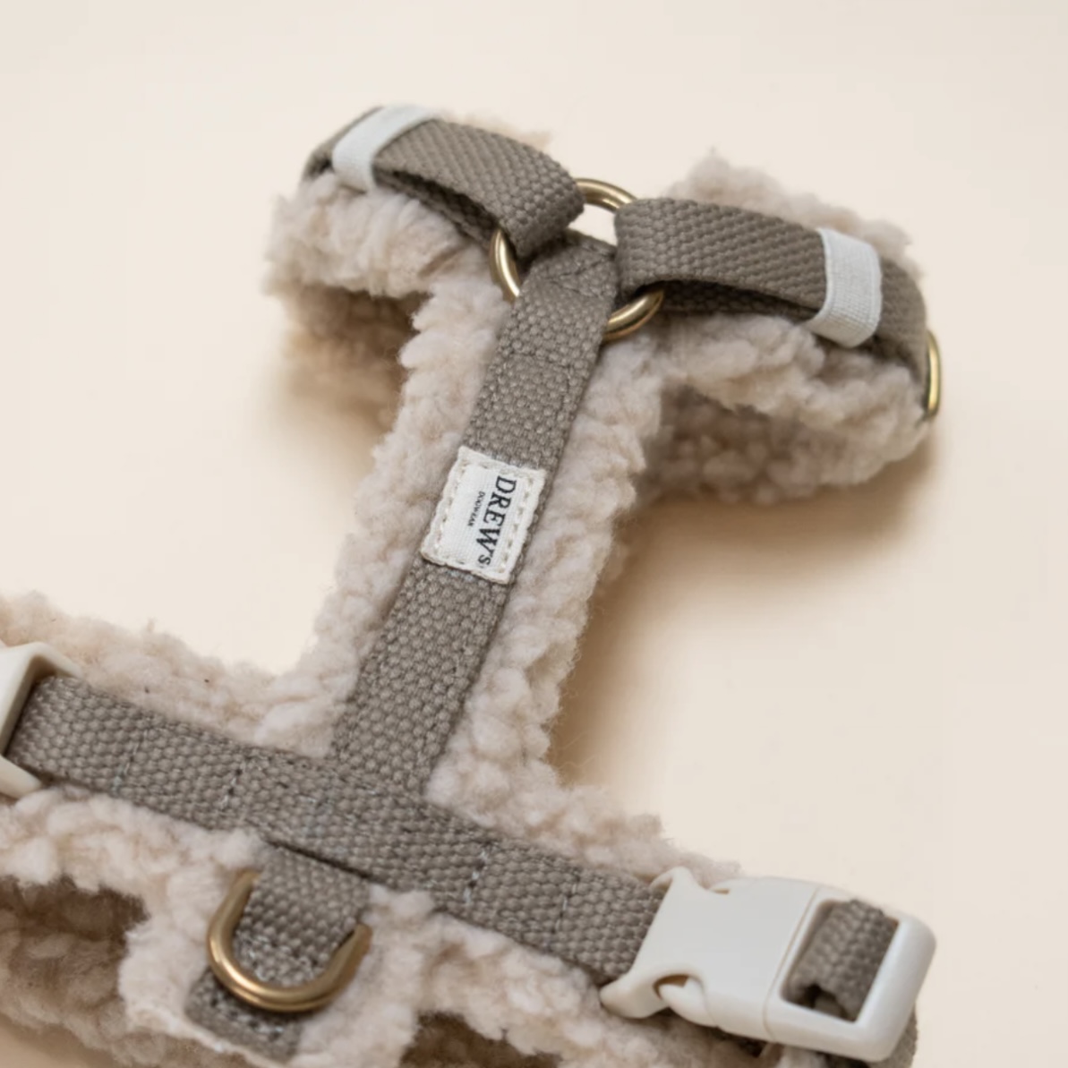 Drew’s Dogwear Postroj pro psa Teddy béžový