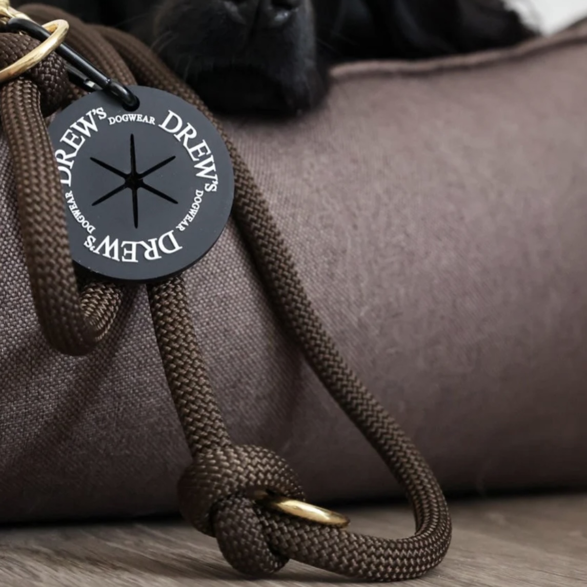 Drew’s Dogwear Vodítko pro psy espresso brown