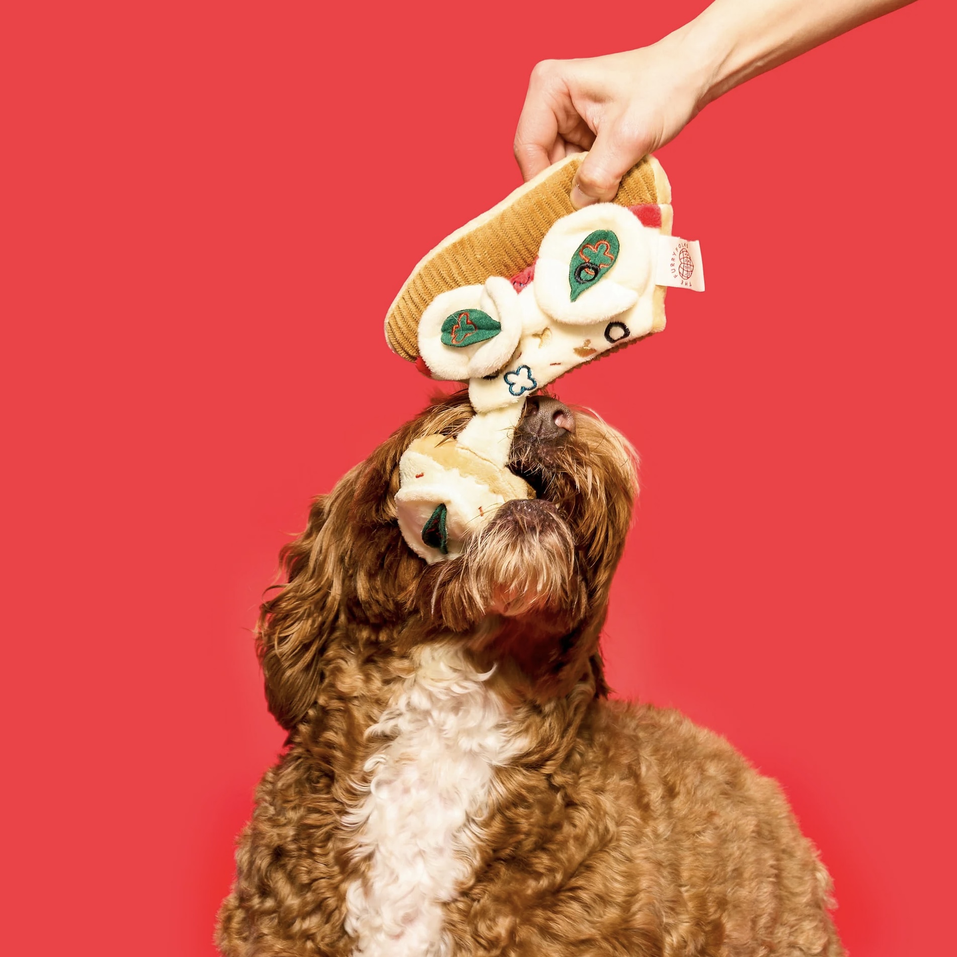 Furryfolks Interaktivní hračka pro psy Pizza