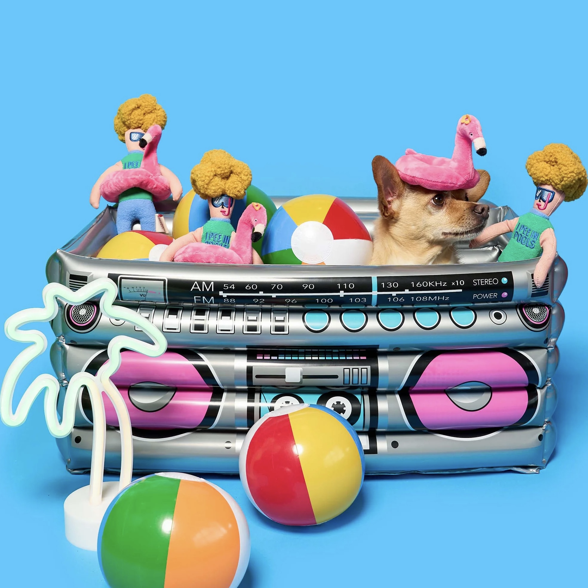 Furryfolks Interaktivní hračka pro psy Hooman Flamingo