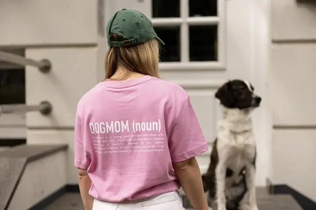 Lieblingspfote Dogmom (noun) tričko růžové