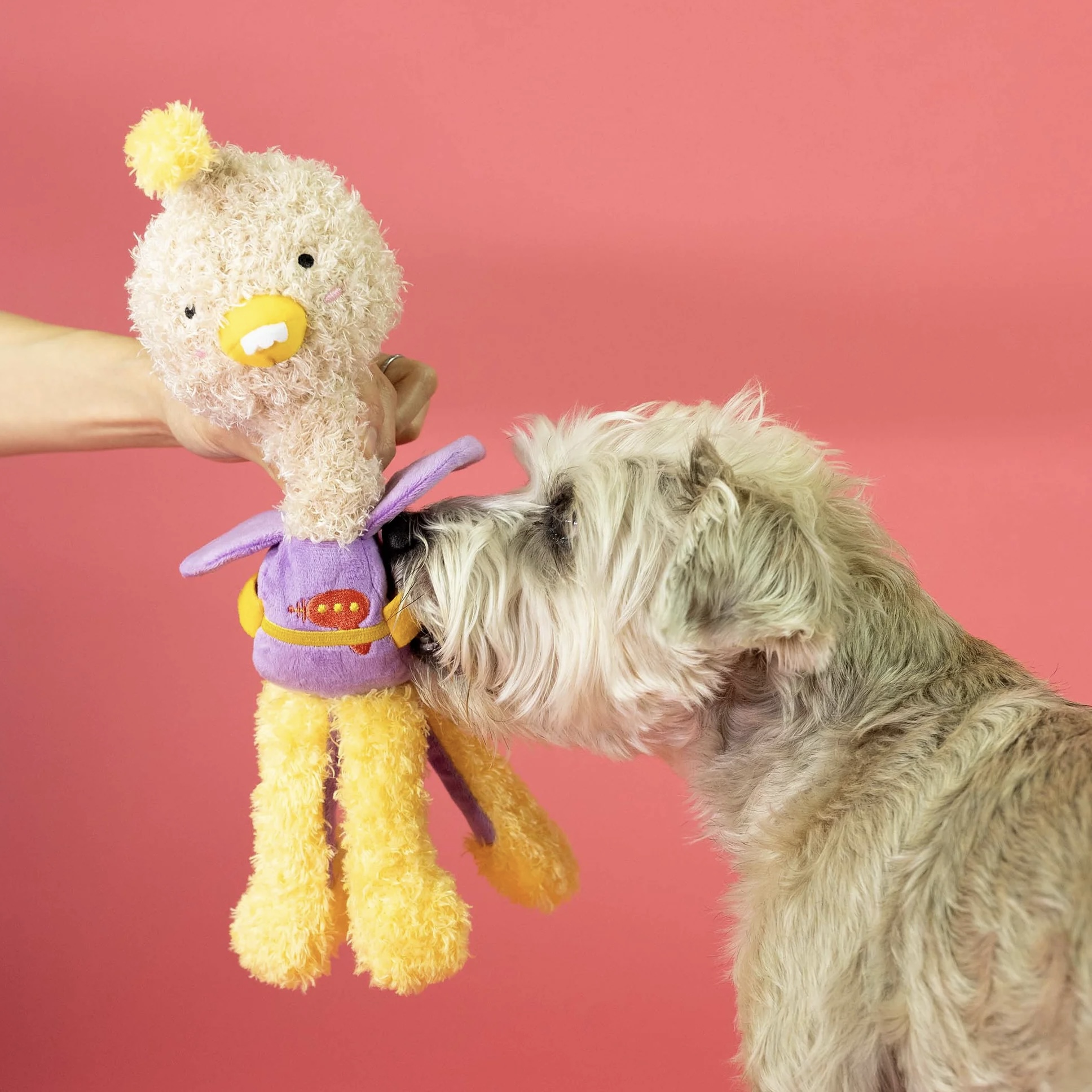 Furryfolks Interaktivní hračka pro psy pštros