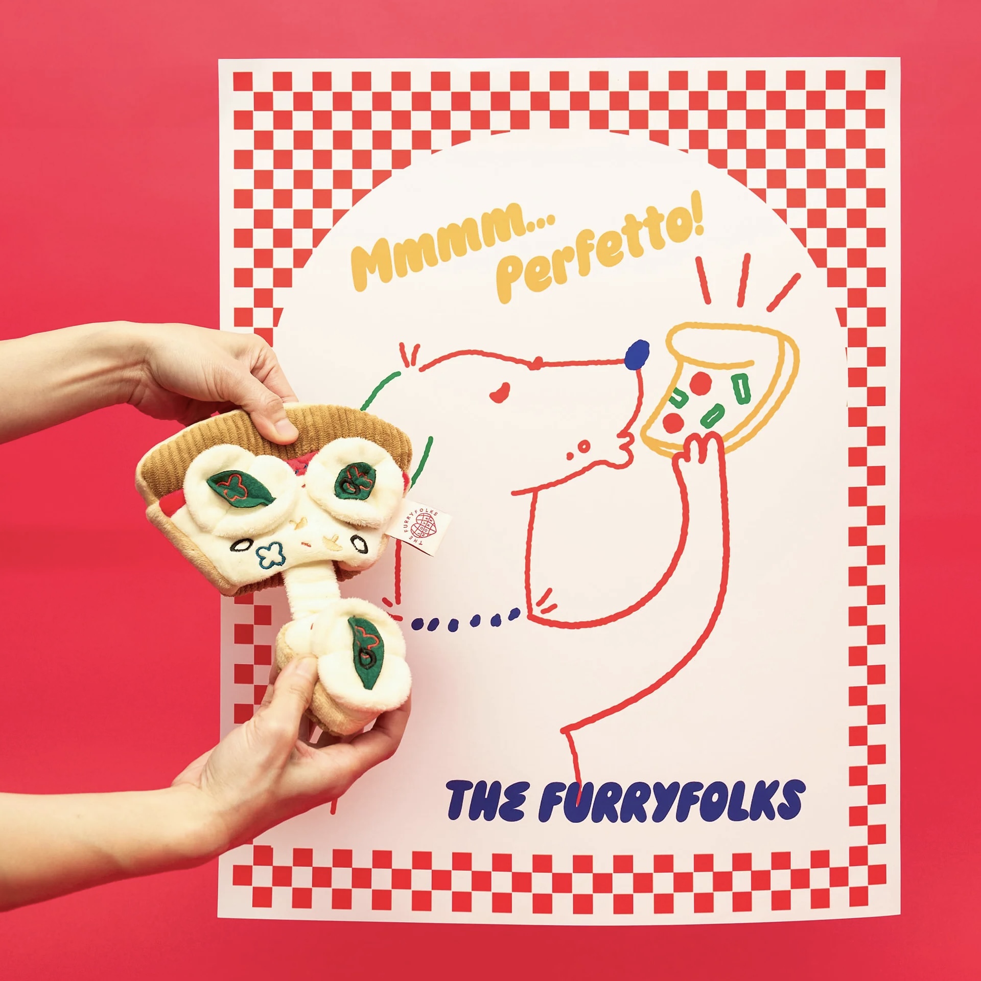 Furryfolks Interaktivní hračka pro psy Pizza