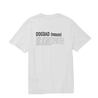Lieblingspfote Dogdad (noun) tričko bílé