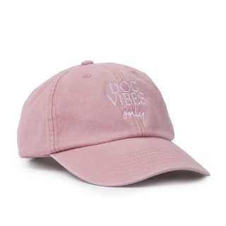 Lieblingspfote Dog vibes only kšiltovka růžová