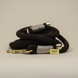 Drew’s Dogwear Vodítko pro psy espresso brown