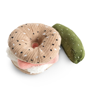 Lambwolf interaktivní hračka pro psy bagel s okurkou