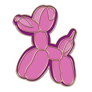 Furei Charms na obojek pro psy Balloon pes růžový