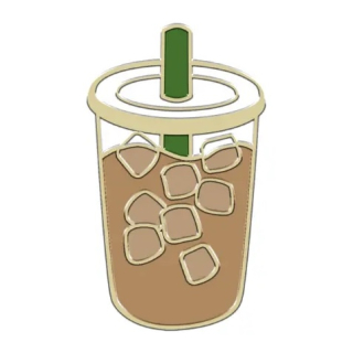 Furei Charms na obojek pro psy Ledová káva