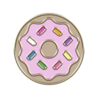 Furei Charms na obojek pro psy Donut růžový